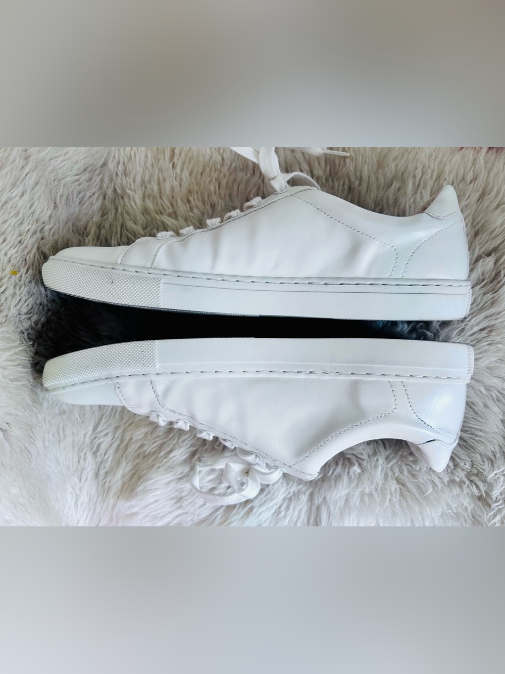 Banana Republic Men's White Vegan Low-Top Sneaker - Picture 8 of 12
